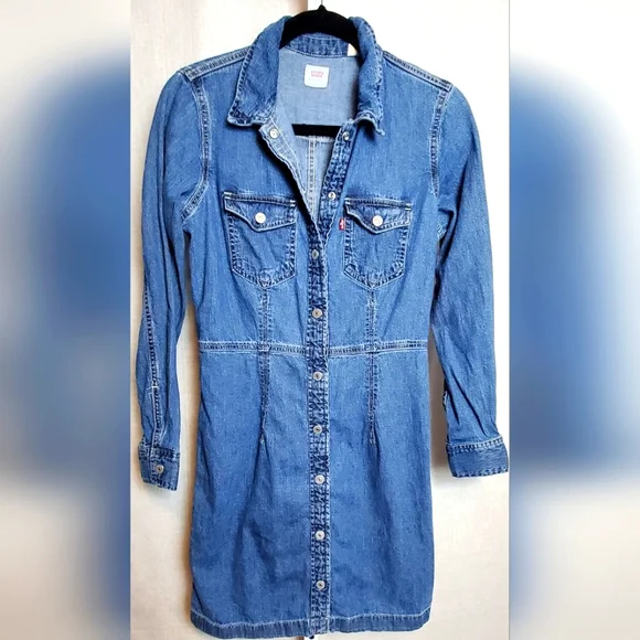 chinese dress ladies Levi's Women's Shay Denim Dress